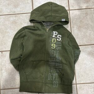 Aeropostale P.S. Olive Zip-Up Hoodie (KID)